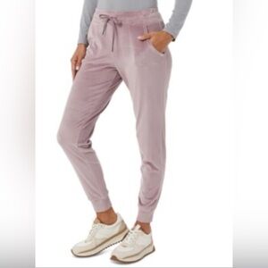 32 Degrees Women's Velour Lavender Jogger Pants. Women’s Plus Size XXL